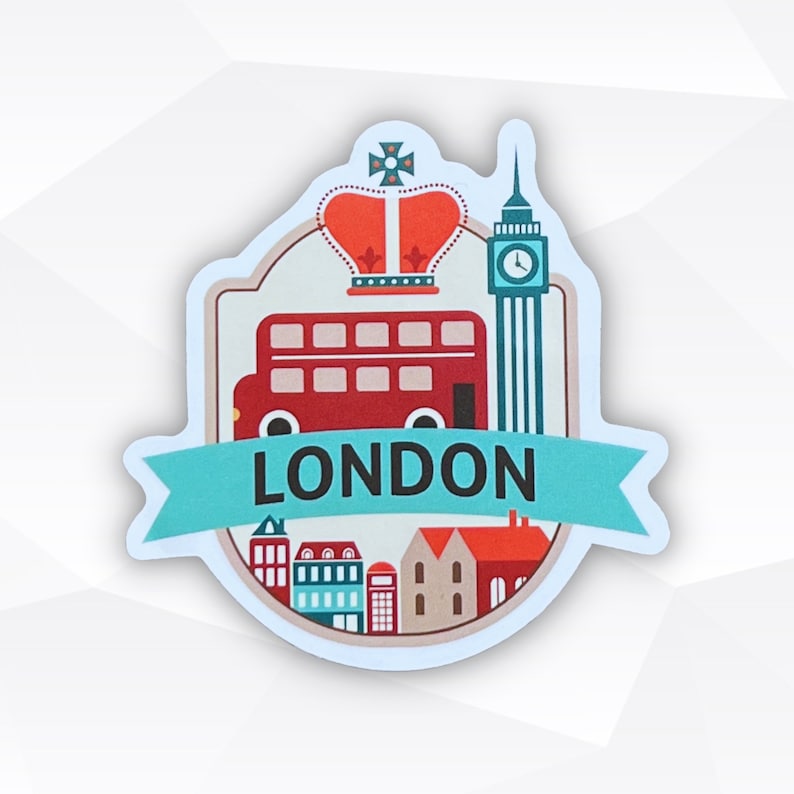 L Sticker England London Sticker - Etsy