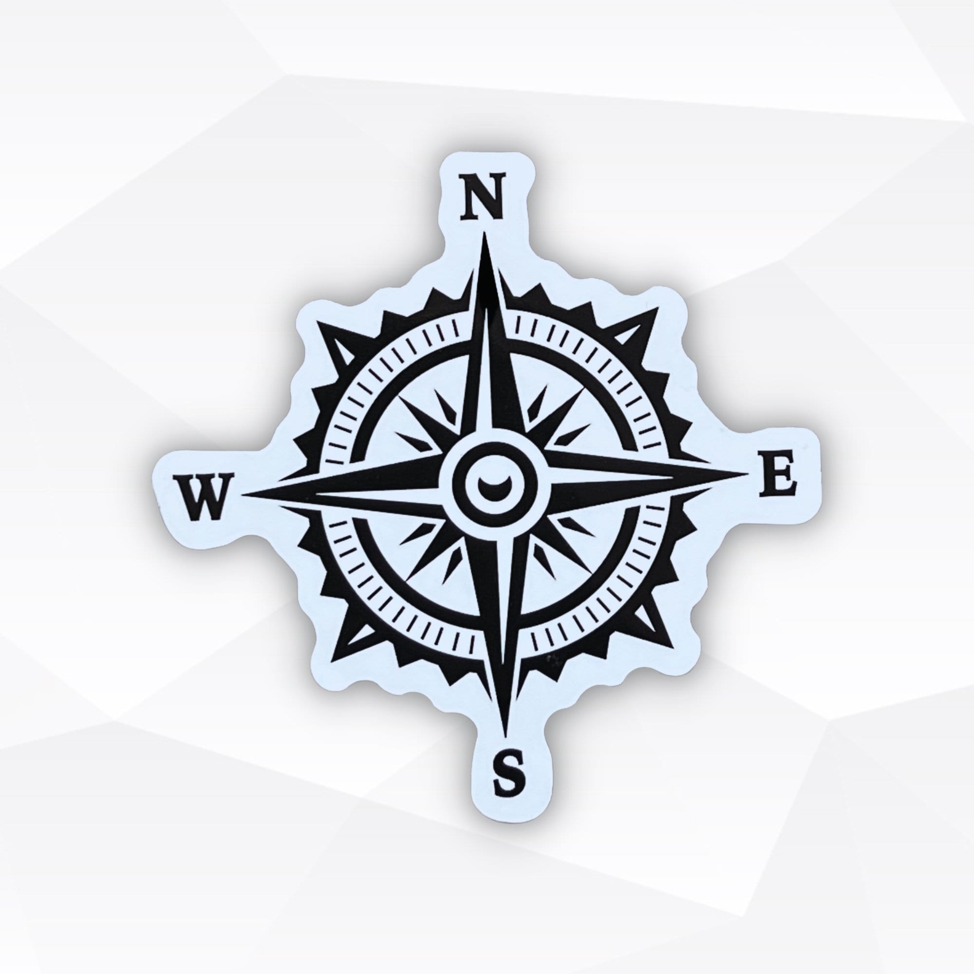 Vinyl Compass Sticker - Waterproof, Weatherproof Decal - Etsy