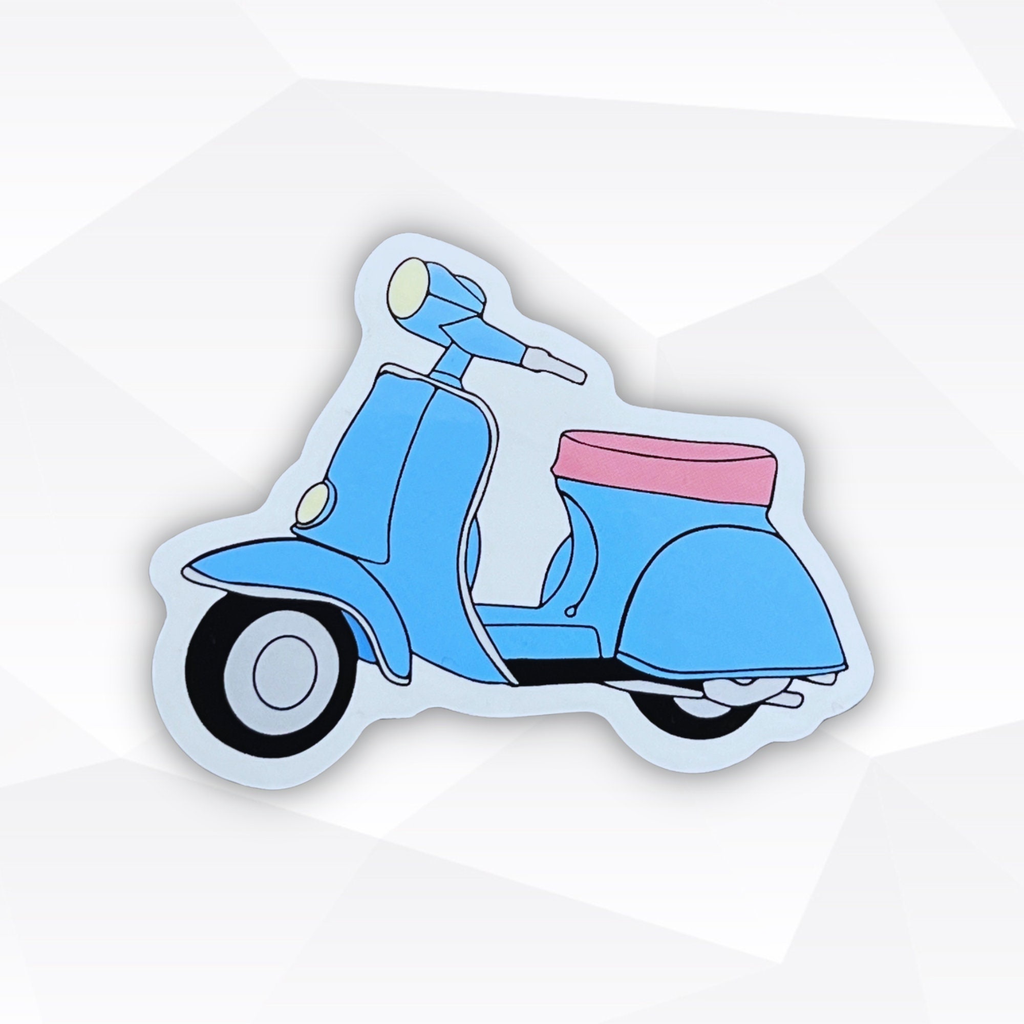 Moped Sticker 