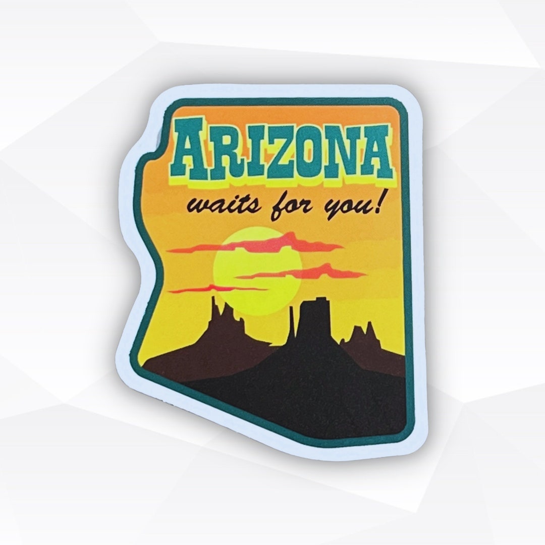 Arizona Sticker - Etsy