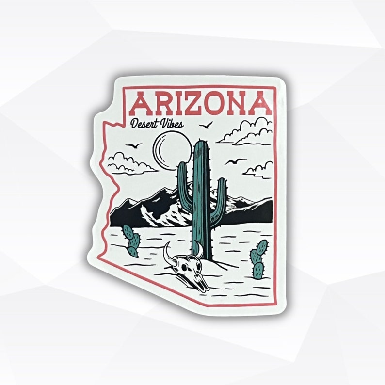 Arizona State Sticker - Etsy