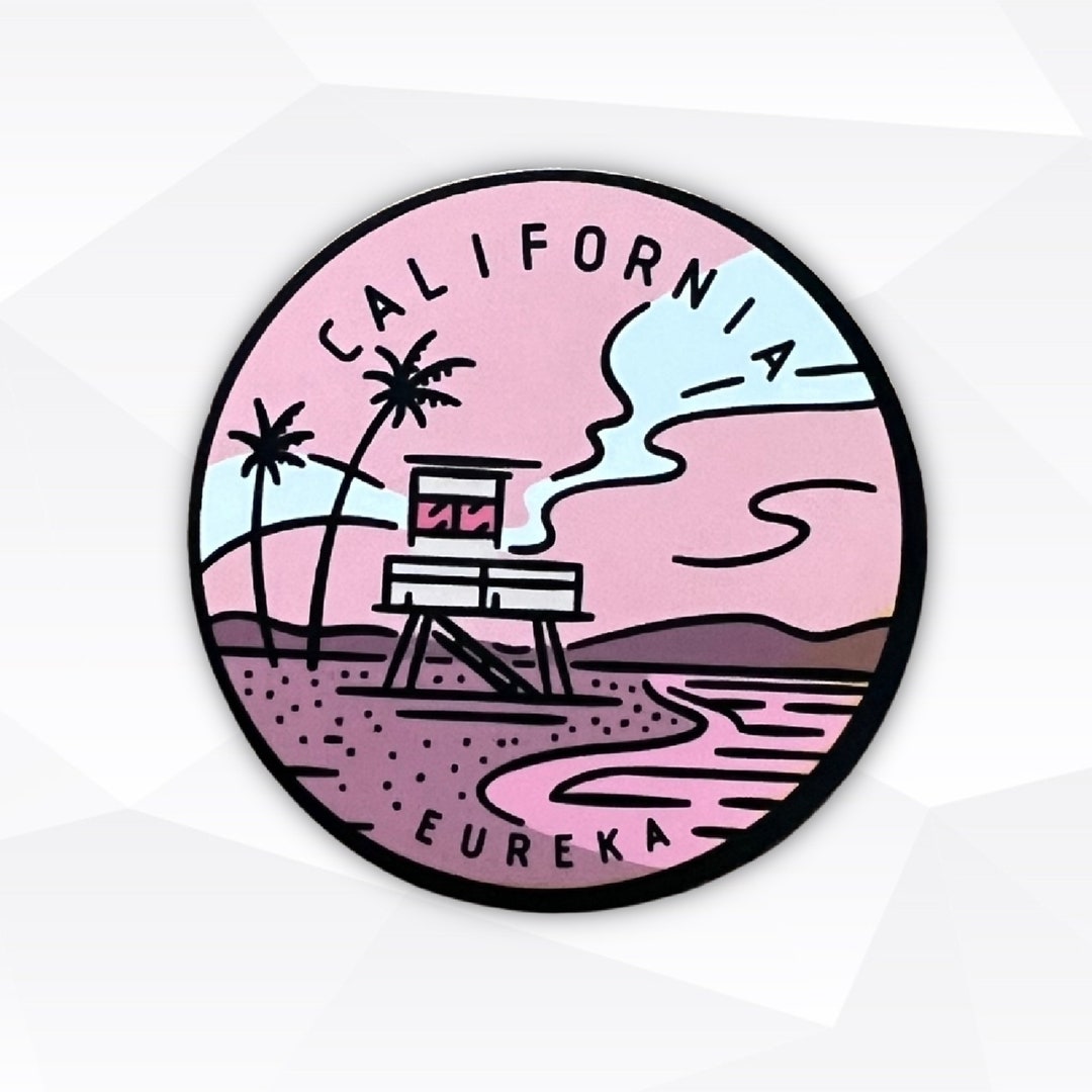 California State Sticker - Etsy