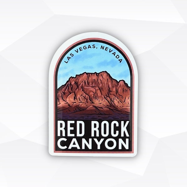 Red Rock Canyon Sticker