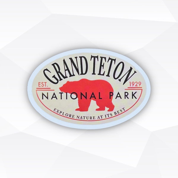 Grand Teton National Park Sticker