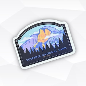 Yosemite National Park Infinity Sticker