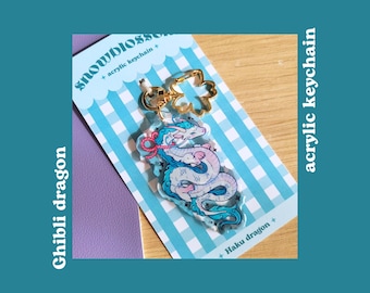 Haku dragon acrylic keychain