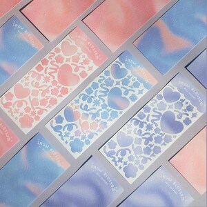 Lindo diseño de hoja de confeti, estilo kawaii, suministros para planificador, adorno, decoración floral, arte Polco, cargador superior, decoración, artesanía, pegatina