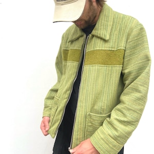 Learn to sew a pullover jacket with a classic boxy style, zip, collar and pockets, Unisex, PDF sewing pattern