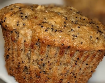 Vegan lemon poppy seed muffins SHIPS FREE