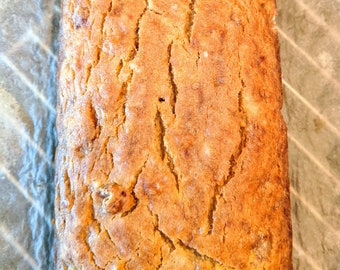 Organic vegan banana bread, moist and tasty!!