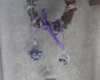 Personalized Witches Ball Wreath