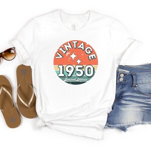 73rd Birthday Shirt, Vintage 1950 Shirt, 73 Years Old Shirt, 73 Years Old Birthday Gift, 1950 Birthday Gift, 73rd Birthday Party