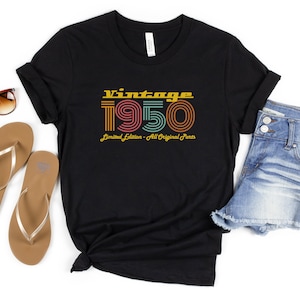73rd Birthday Shirt, Vintage 1950 Shirt, 73 Years Old Shirt, 73 Years Old Birthday Gift, 1950 Birthday Gift, 73rd Birthday Party