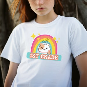 Hello 1st Grade Shirt, Back To School Shirt, Gift For First Grade, First Day Of School, Student Tee, Graduation Shirt 1st Grade