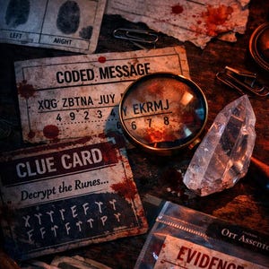 Ott Archives Original • Forensic Mystery Artifact • Narrative Lore Object • Dark Academia Evidence