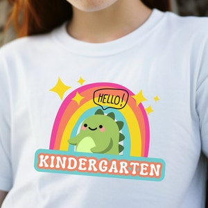 Hello Kindergarten Grade Shirt, Back To School Shirt, Gift For Kindergarten Grade, First Day Of School, Student Tee, Graduation Shirt