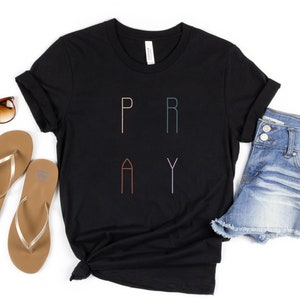 Camisa de oración, camisa cristiana, camiseta de oración, regalo para ella, regalo para mamá, regalo del día de la madre, camisa religiosa, camisa de gracia, camisa moderna, camisa casual