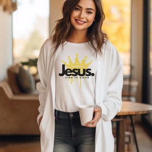 Jesus King Of Kings Short Sleeve Shirt, Jesus Short Sleeve Shirt, Jesus Shirt, King Of Kings Shirt, Christian Gift Bella Canvas