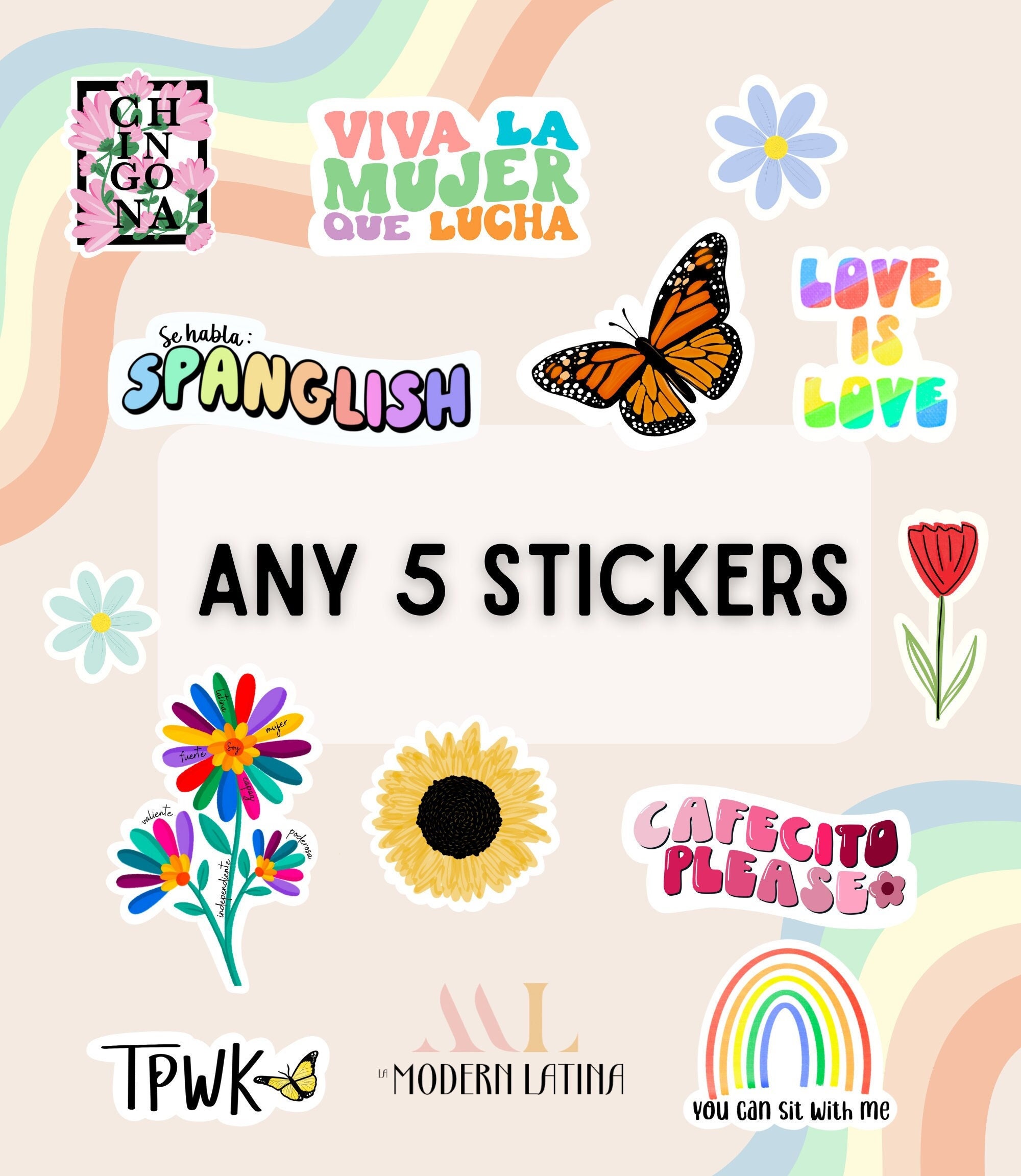 42 PCS Waterproof Sticker Pack, Laptop Sticker, KAWS Sticker, Water Bottle  sticker, Luggage Sticker, Guitar Sticker, Noteboard Sticker