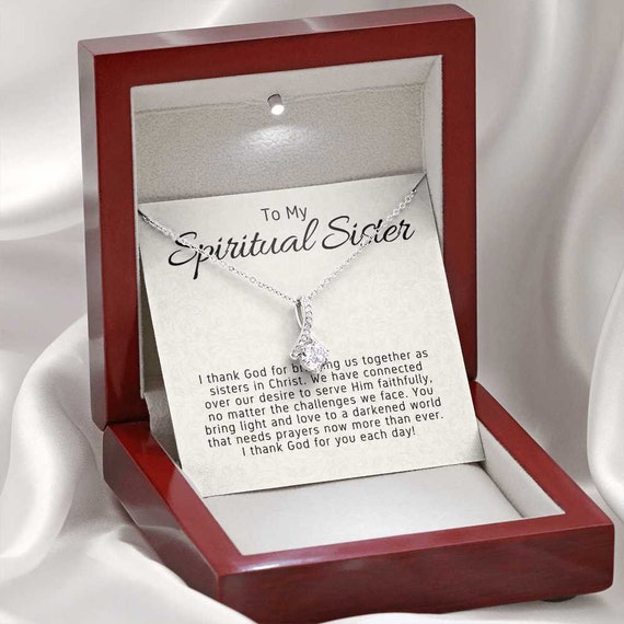 Spiritual Gifts for Women, to My Spiritual Sister, Pastor's Wife Gift,  Agape Necklace for Sister in Christ, Gift for Christian Friend -  Canada