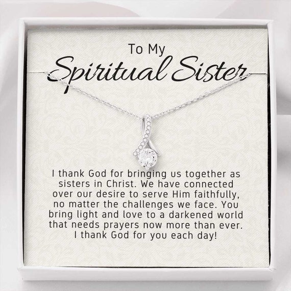 Spiritual Gifts for Women, to My Spiritual Sister, Pastor's Wife Gift,  Agape Necklace for Sister in Christ, Gift for Christian Friend -  Canada