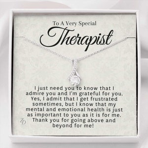 Gift To A Therapist, Appreciation Gift To My Therapist, Therapist Thank You Gift, Best Christmas Gift Idea, Therapist Jewelry