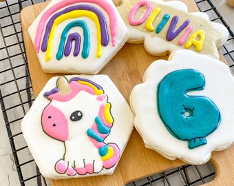 Unicorn cookies