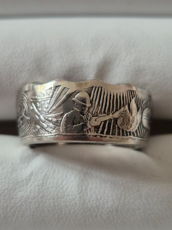 Handcrafted Australian 50 Cent Commemorative Coin Ring