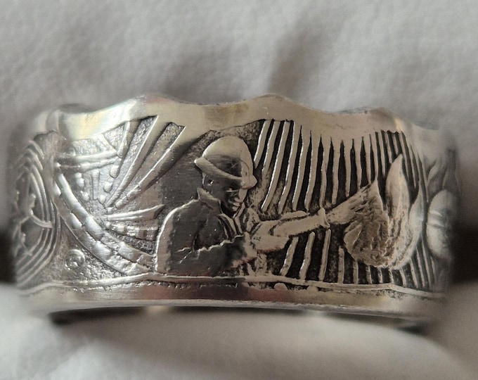 Handcrafted Australian 50 Cent Commemorative Coin Ring