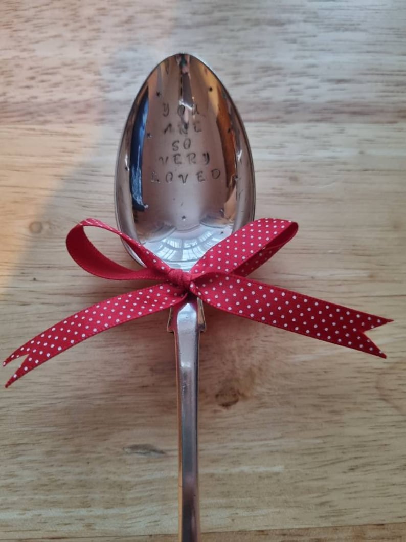 You/'re So Golden Vintage hand stamped spoon