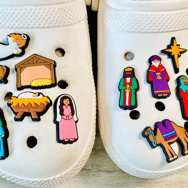 Shoe Charms | Exclusive Nativity Scene Set | 15 Piece | 1 Piece Option