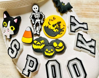 Shoe Charms | Spooky Halloween Set | 12 Piece Set