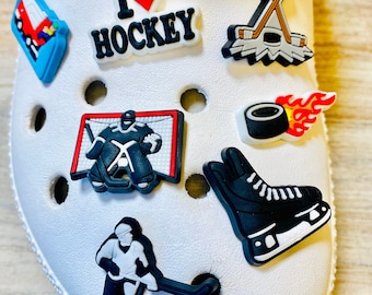 Shoe Charms | Hockey Set | 7 Piece Set