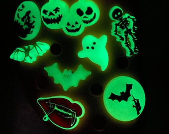 Shoe Charms | Glow in the Dark Halloween Set 2 | 8 Piece Set | 1 Piece Option