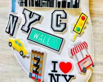 Shoe Charms | New York City Set | 11 Piece Set | 1 Piece Option