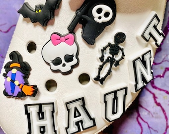 Shoe Charms | Haunt Halloween Set 2024 | 10 Piece Set