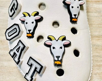 Shoe Charms | GOAT Set | 7 Piece Set | 3 piece option | 1 piece option