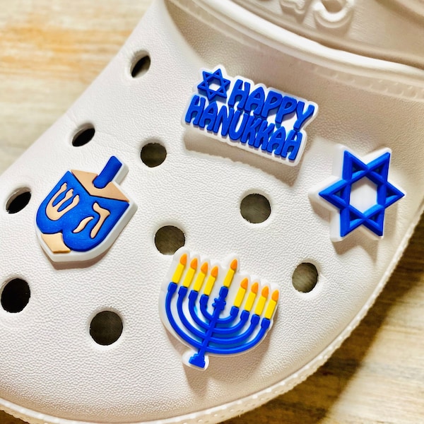 Shoe Charms | Hanukkah Set | 4 Piece