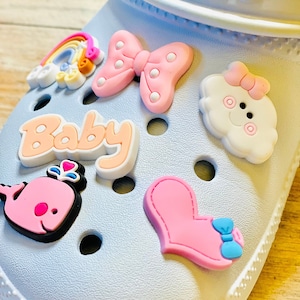 Shoe Charms | Baby Girl Delivery Set | 10 Piece Set | 6 Piece Set