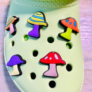 Weed Mushroom Peace Vibes Love Spiritual Charm For Crocs Shoe Charms - 8  Pieces