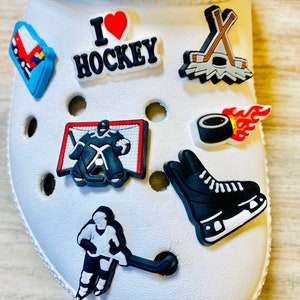 Toronto Maple Leafs Hockey Team Charm For Crocs Shoe Charms - 4 Pieces