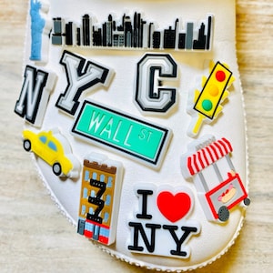 Shoe Charms | New York City Set | 11 Piece Set | 1 Piece Option