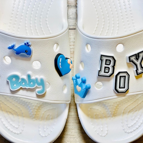 Shoe Charms | Baby Boy Delivery Set | 9 Piece Set | 6 Piece Set