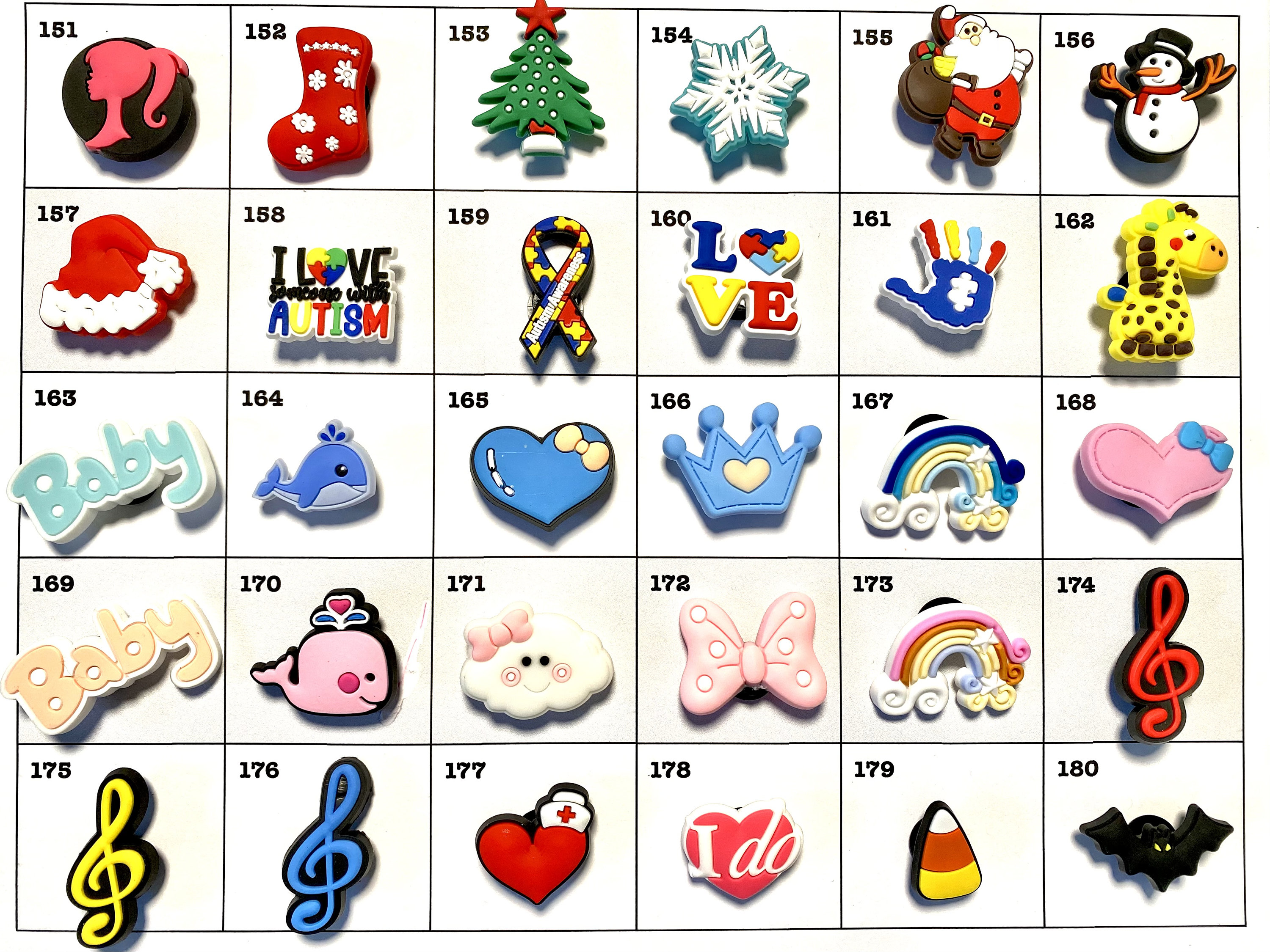 Shoe Charms Listing A Etsy