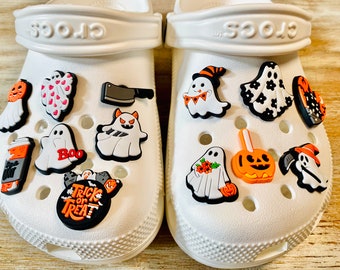 Shoe Charms | Ghost Halloween Set| 13 Piece Set | 1 Piece Option