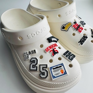 Shoe Charms | Exclusive 2025 Graduation Set | 13 Piece Set | 3 Piece Option | 1 Piece Option