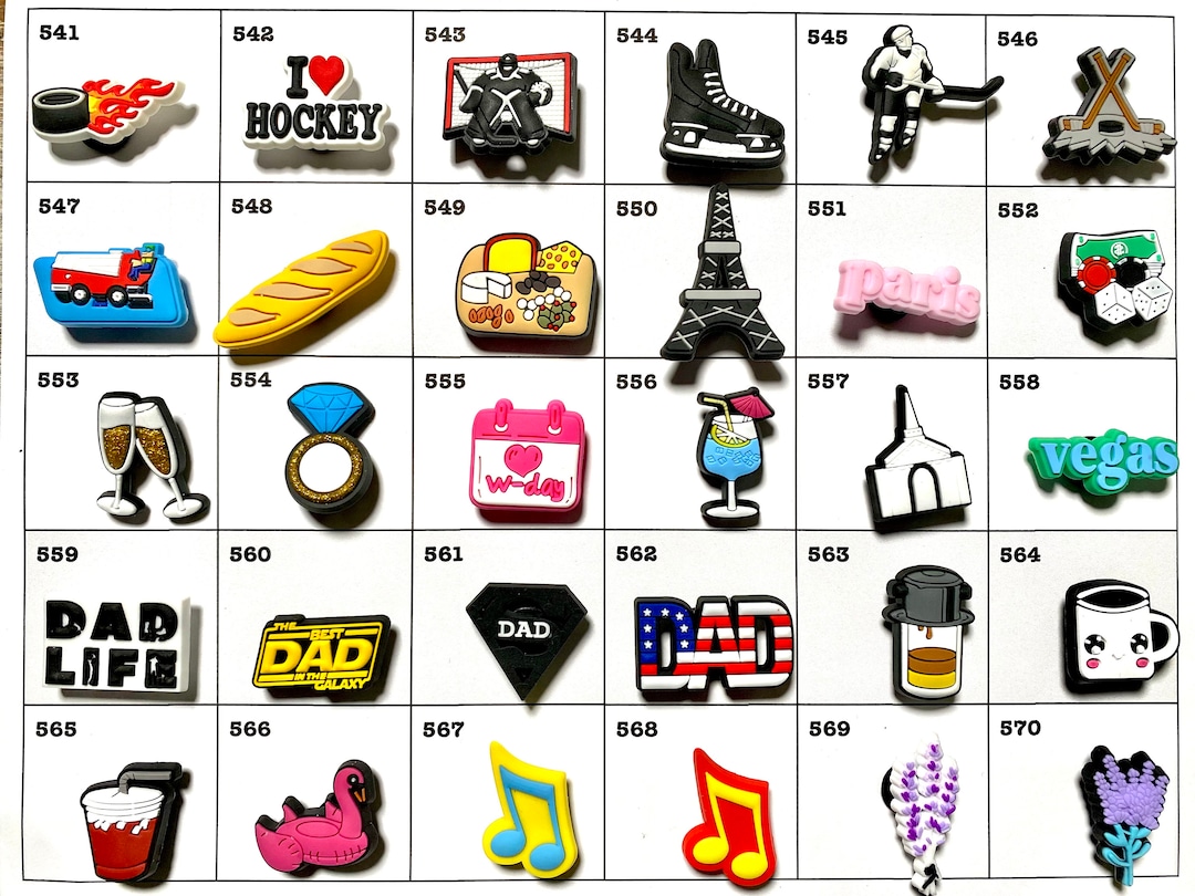 Shoe Charms | Listing B - Etsy