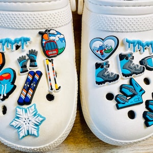 Shoe Charms | Exclusive Snowboard and Ski Set | 20 Piece Set | 10 Piece Option | 3 Piece Option | 2 Piece Option | 1 Piece Option