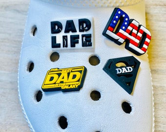 Shoe Charms | Dad Life Set | 4 Piece
