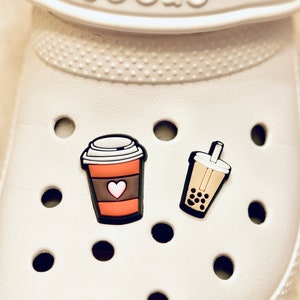 Shoe Charms Coffee & Boba 2 Piece Coffee Lovers 4 Piece image 1